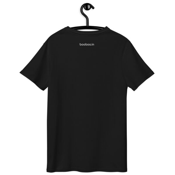 booboo Signature Men's premium cotton t-shirt - Black & White - Image 9