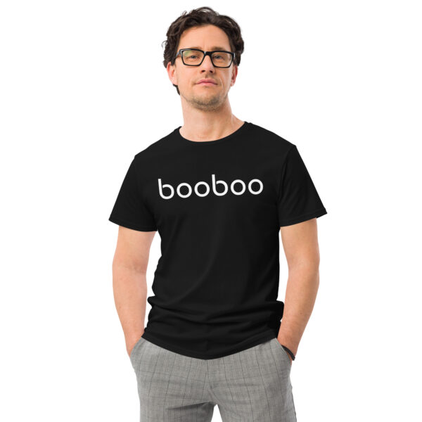 booboo Signature Men's premium cotton t-shirt - Black & White