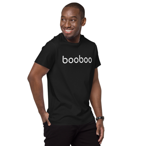 booboo Signature Men's premium cotton t-shirt - Black & White