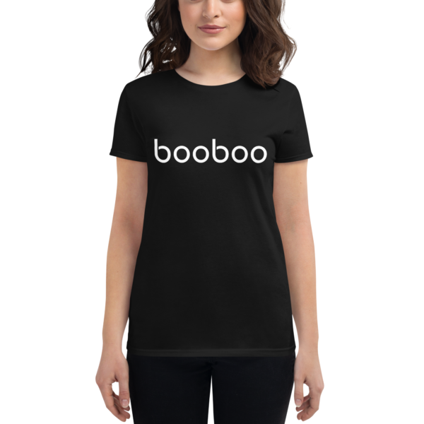 booboo Signature Women's premium short sleeve t-shirt - Black & White